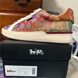Coach Multicolor Canvas Sneakers